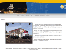 Tablet Screenshot of hostalsanisidrozamora.com